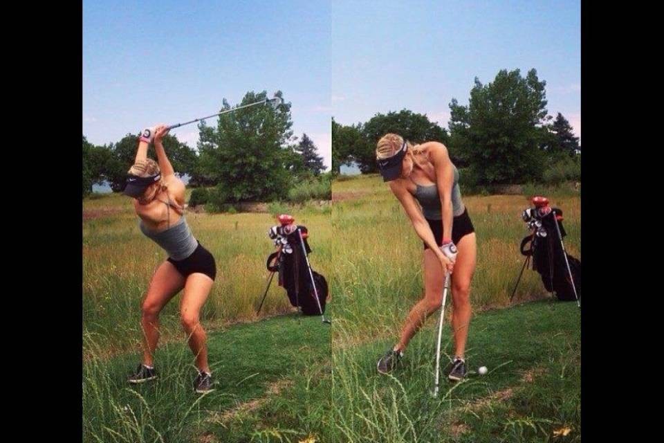 Troppo sexy per giocare a golf?