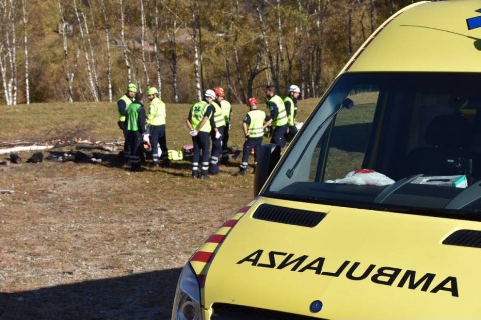 Esercitazione a Isone: si schianta piccolo aereo