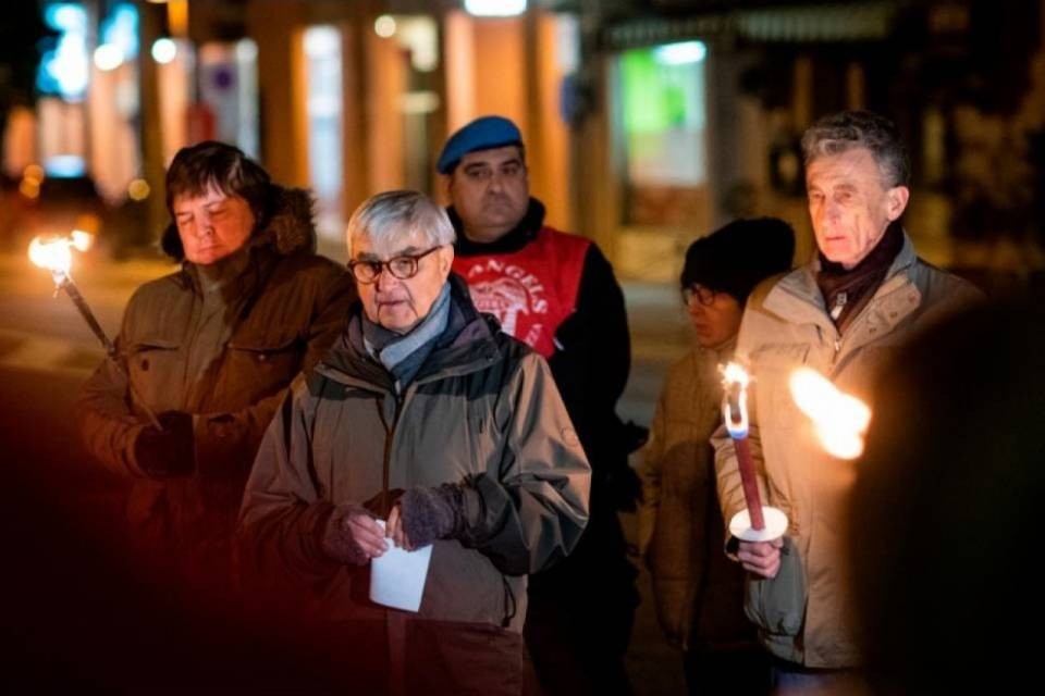 Viganello: Fiaccolata per Matteo, contro la violenza