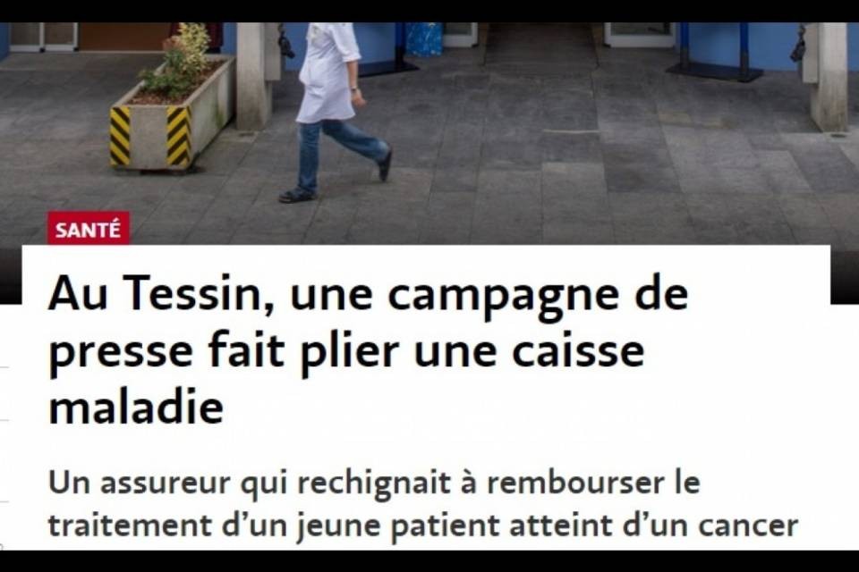 "In Ticino una campagna mediatica piega una cassa malati”