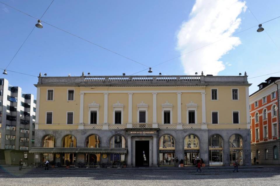 Il palazzo della Sopracenrina in Piazza Grande. Foto CdT