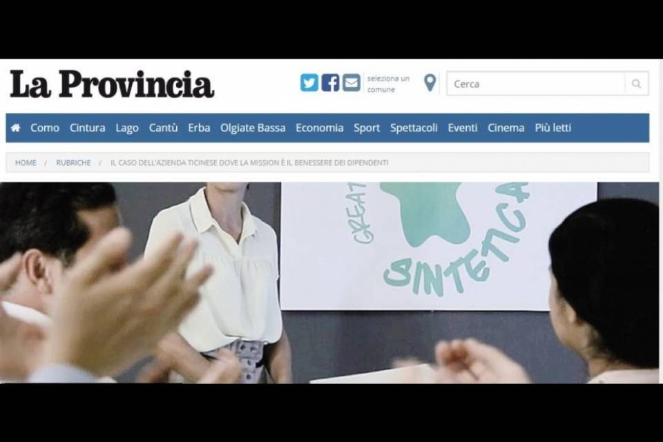 Azienda ticinese lodata in Italia
