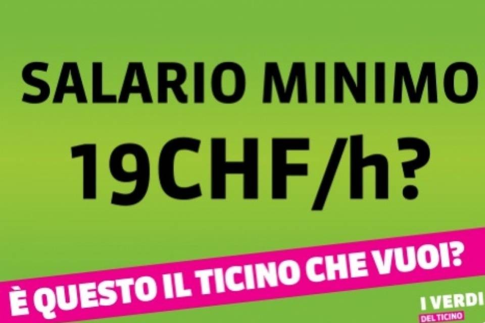 Salario minimo di 19 franchi? "Per nulla dignitoso"