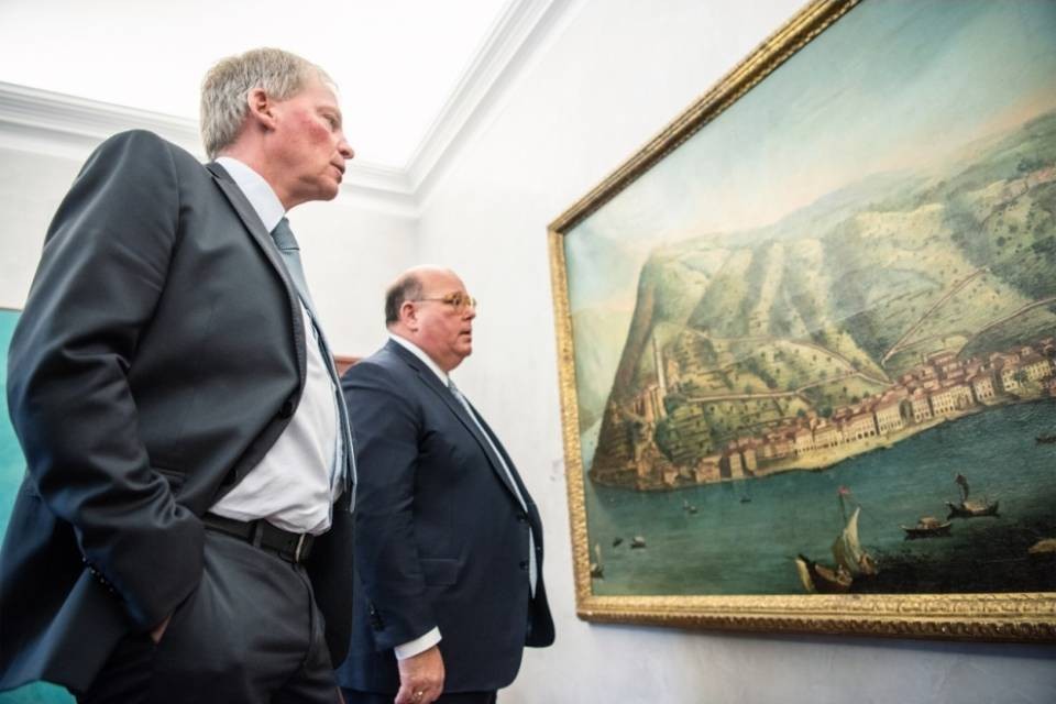 Incontro a stelle e strisce a Palazzo delle Orsoline