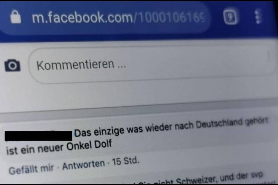 Post su Hitler, l'esponente UDC si dimette