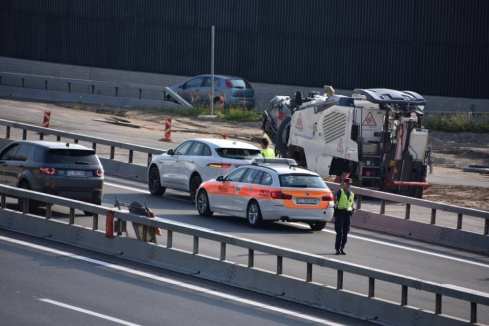 Incidente sull’A2 a Mendrisio: un ferito e caos al traffico