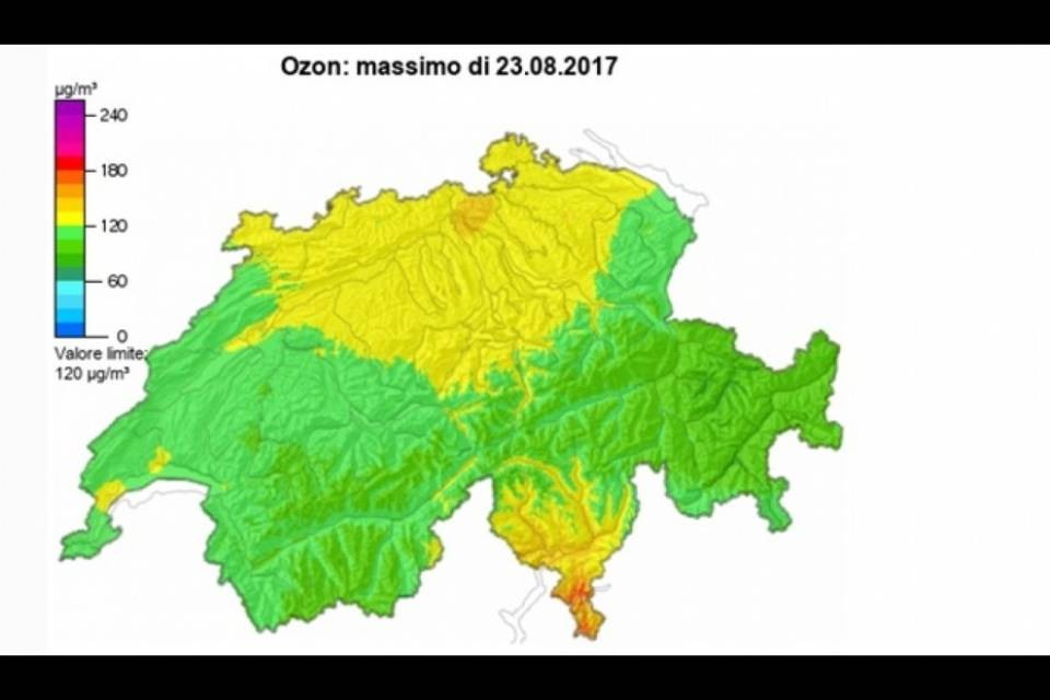 Troppo ozono nell'aria