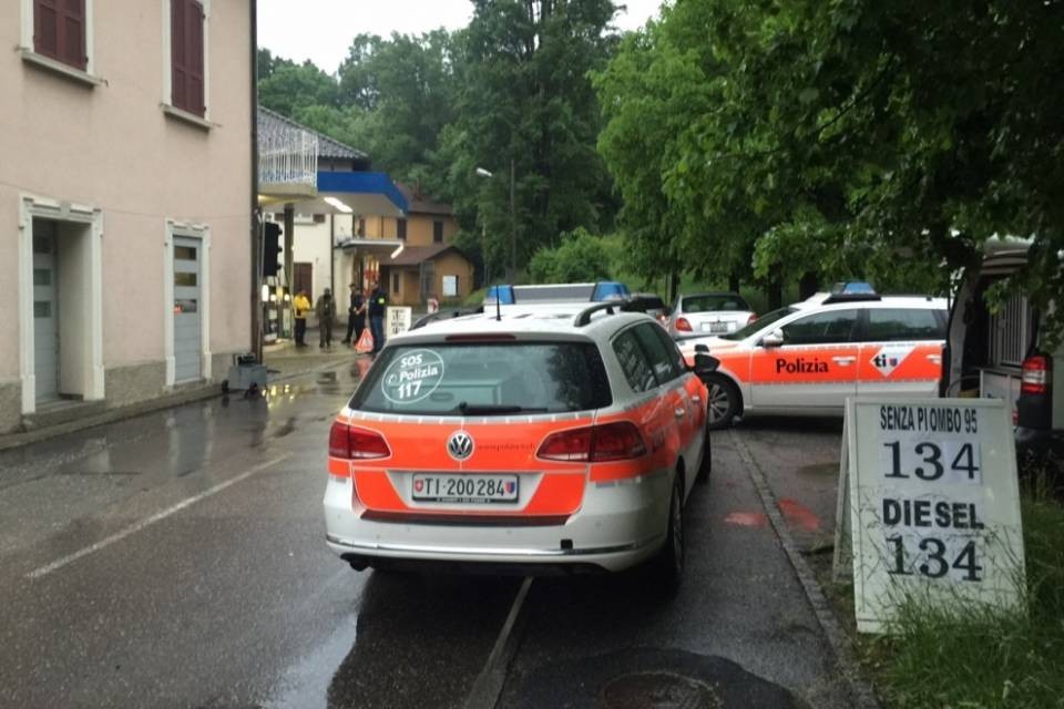 Rapina a mano armata a Novazzano