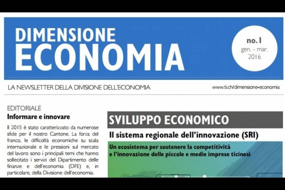 Nasce “Dimensione economia”