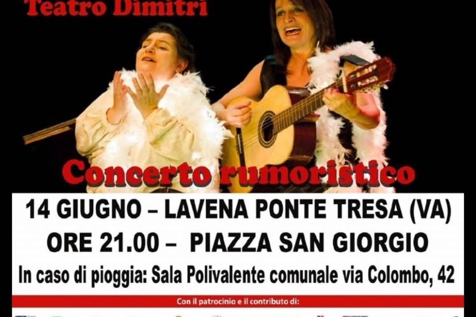 Il teatro Dimitri a Lavena Ponte Tresa