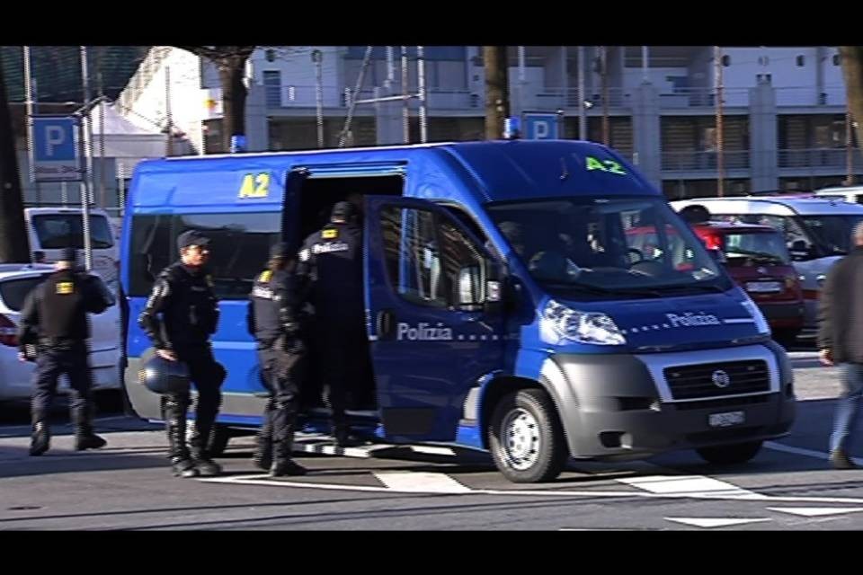 Disordini dopo Lugano-Grasshopper!