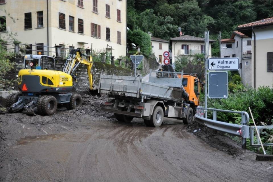 Sta per riaprire la strada ad Arogno