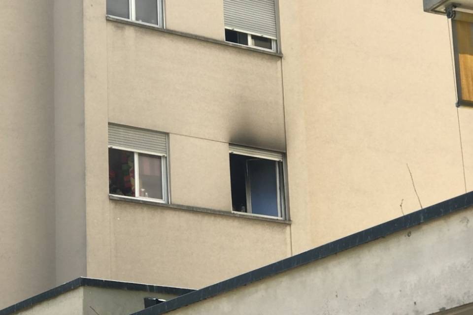 Incendio in una cucina a Chiasso