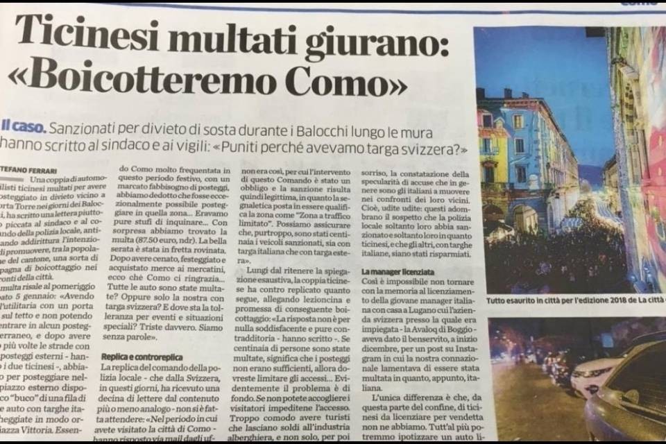 "Di ticinesi da licenziare per vendetta non ne abbiamo"
