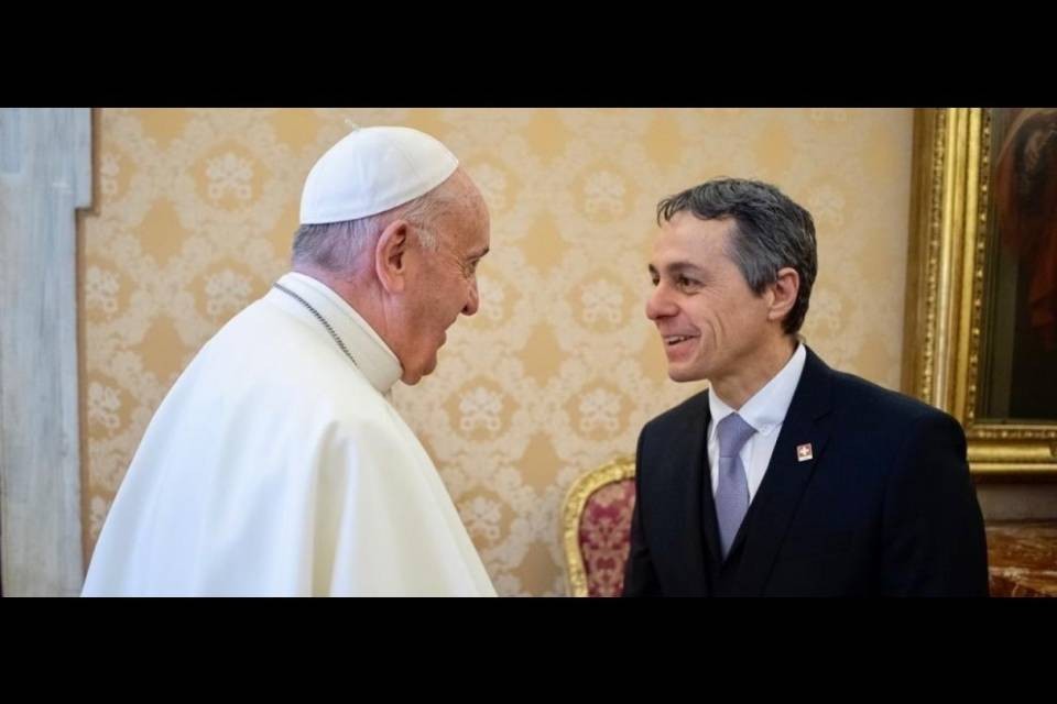 Cassis ricevuto da Papa Francesco