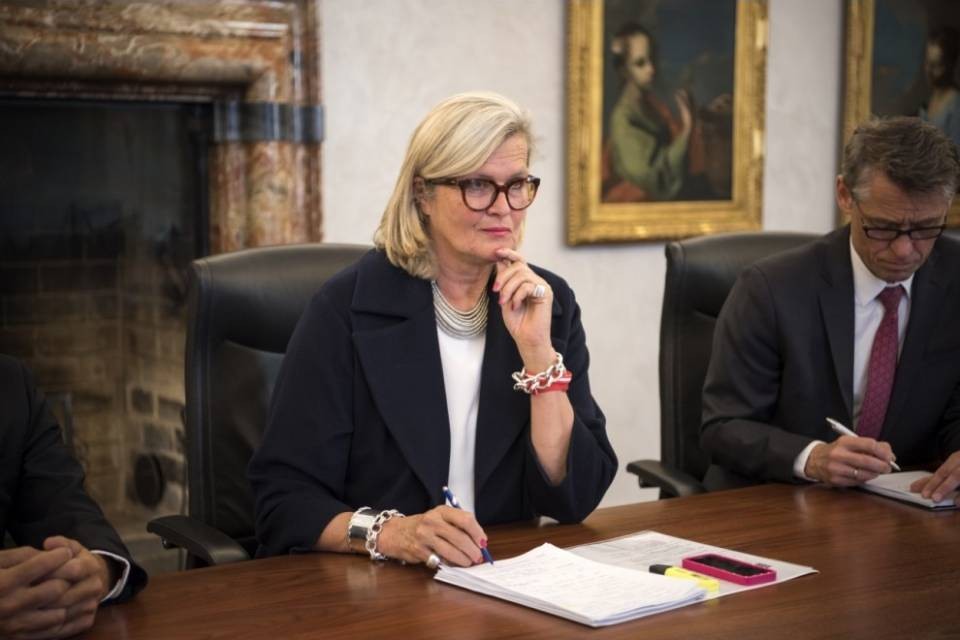 L'ambasciatrice austriaca a Bellinzona