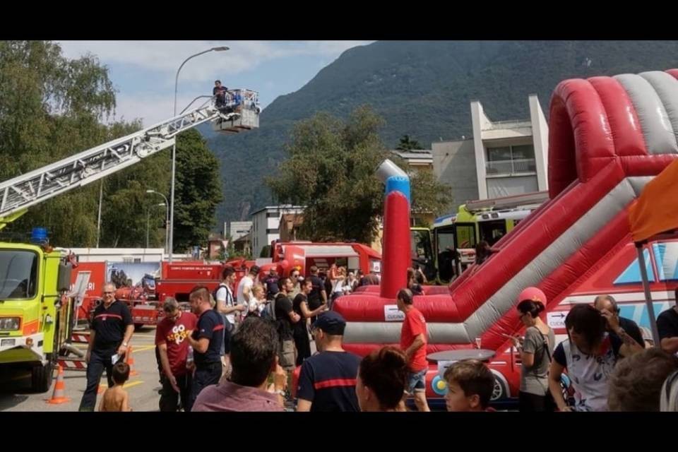 Grande successo per le Porte Aperte del Corpo Pompieri di Bellinzona