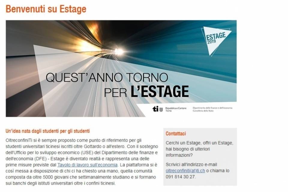 Oltre 60 proposte di stage durante l'estate