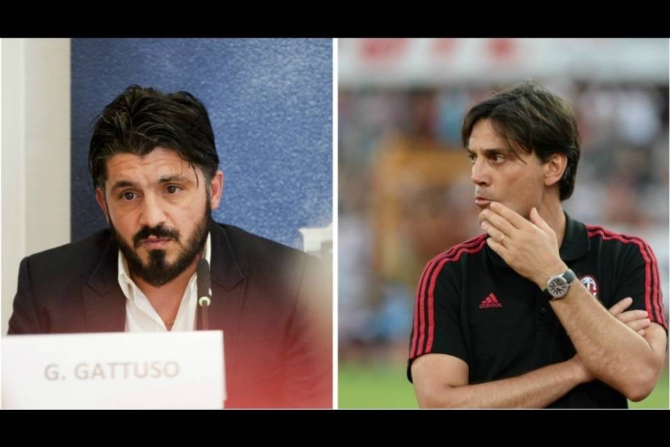 Il Milan silura Montella, al suo posto l'ex Sion Gattuso
