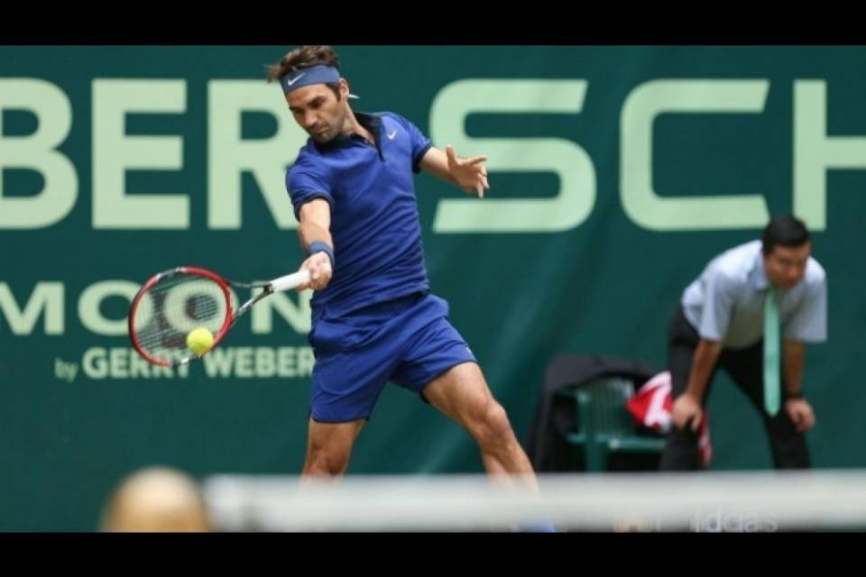Roger Federer in finale ad Halle