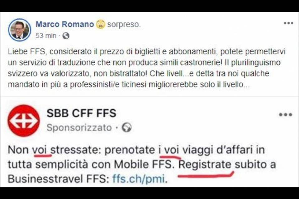 Marco Romano (ancora) furioso con le FFS