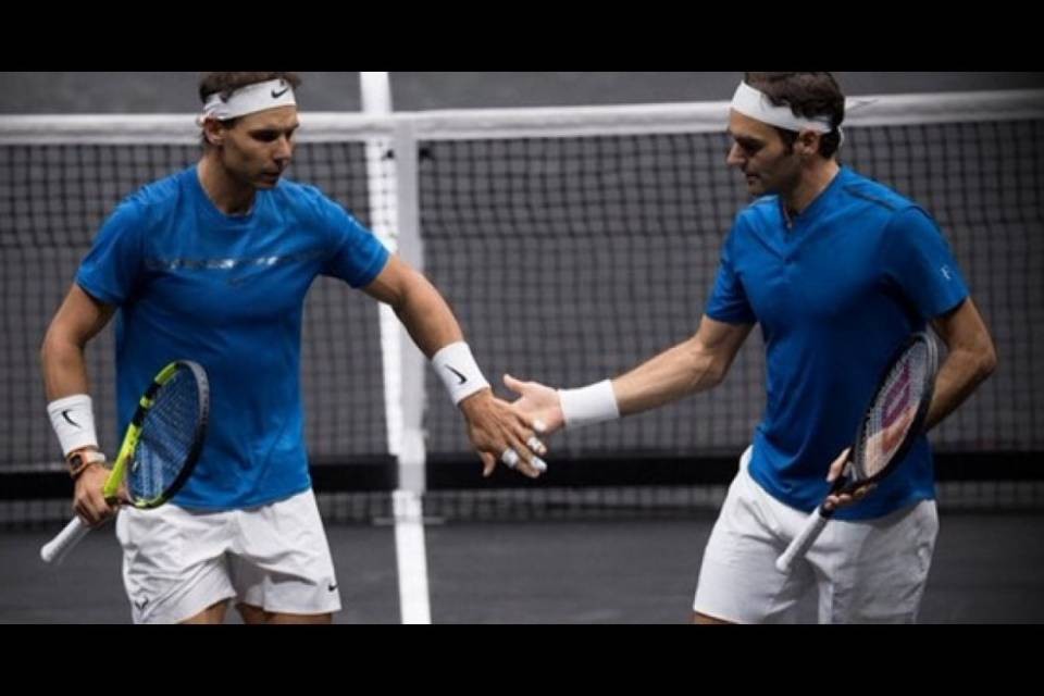 Salta il Fedal in doppio, guai al polso per Rafa