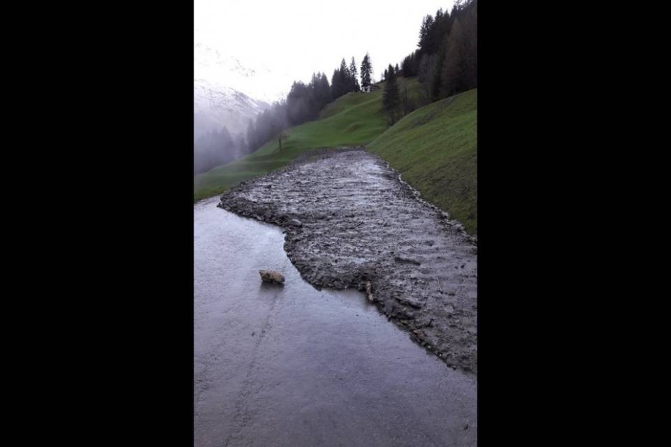 Altra frana a Ghirone