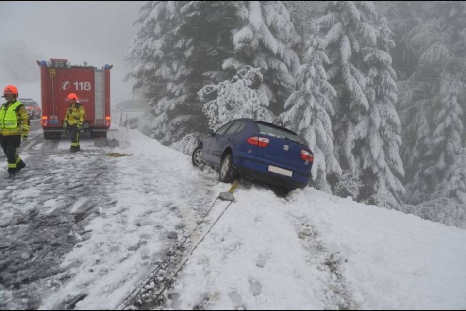Neve in pianura, una rarità a maggio