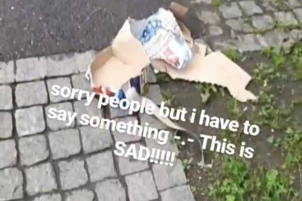 Il littering non risparmia Locarno
