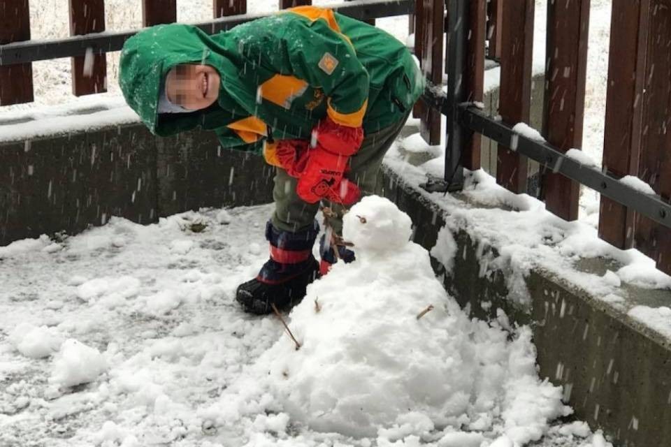 La neve arriva in Ticino... e sui social