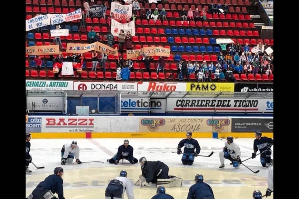 Tifosi speciali per l'Ambrì