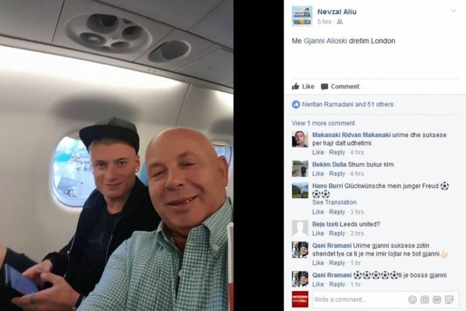 Alioski è già a Leeds