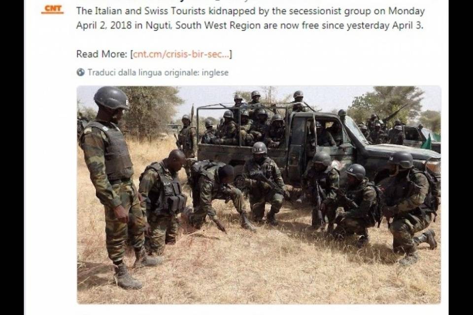 Sette ticinesi liberati in Camerun