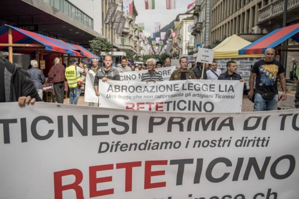 Artigiani in piazza contro la LIA