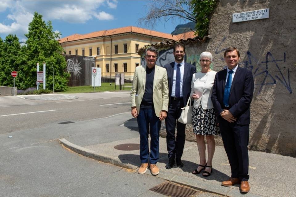 Mendrisio dedica una via a Giuseppe Buffi