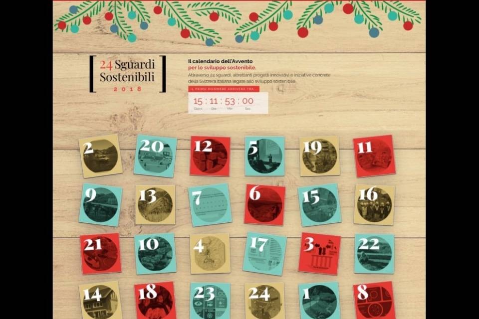Un calendario dell'Avvento... sostenibile