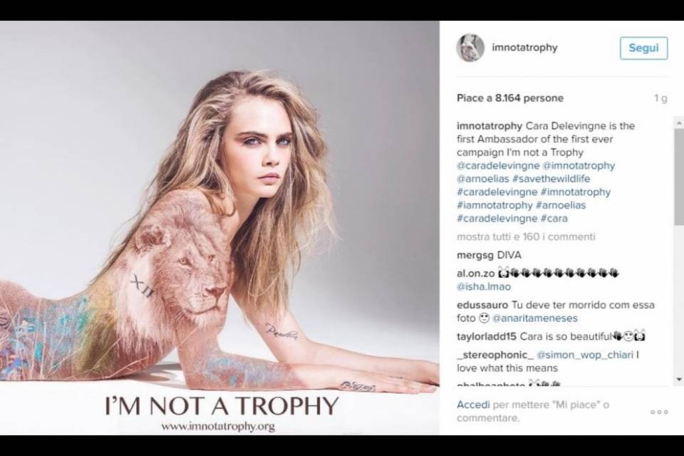 Cara Delevingne per I’m not a trophy