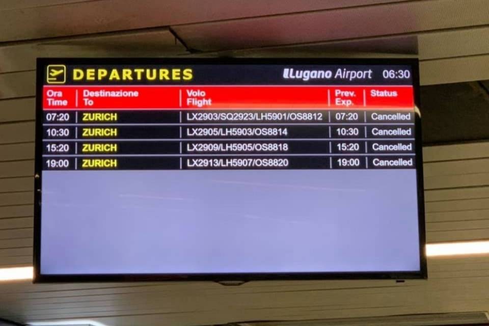 Adria Airways sospende i voli