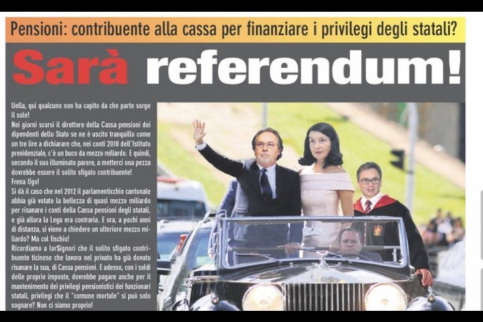 Cassa pensioni, la Lega annuncia il referendum