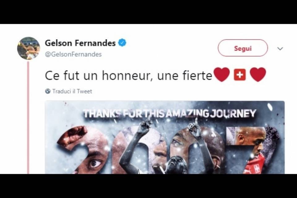 Gelson Fernandes lascia la Nati