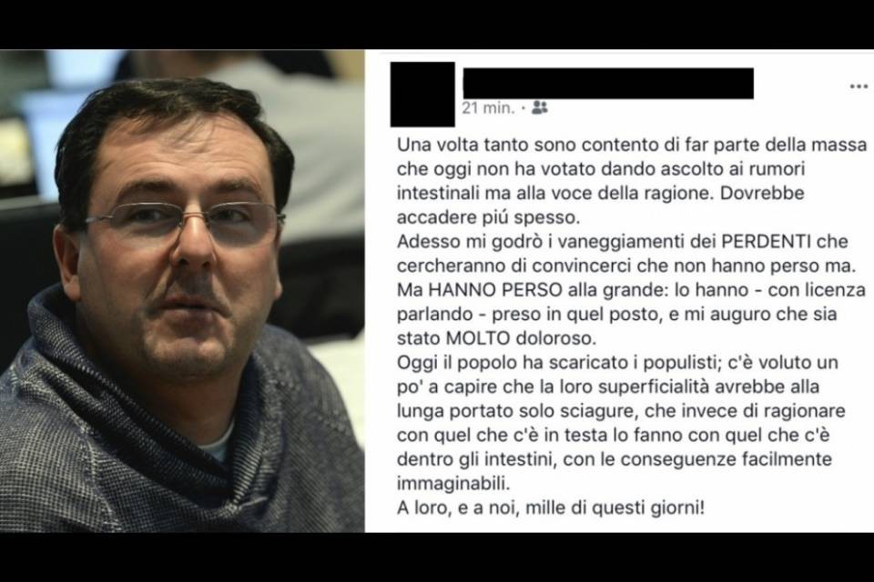 (Ancora) solo 5 minuti per rispondere a Robbiani