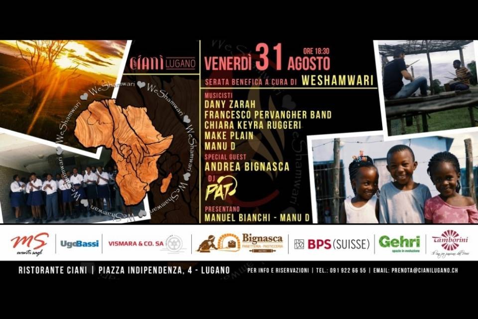 Evento di beneficienza per la canzone Change di WeShamwari & Friends