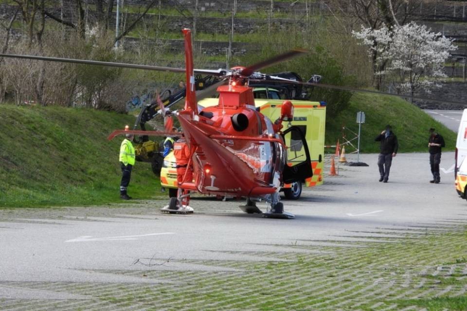 Travolto da un trattore, scooterista ferito in modo serio