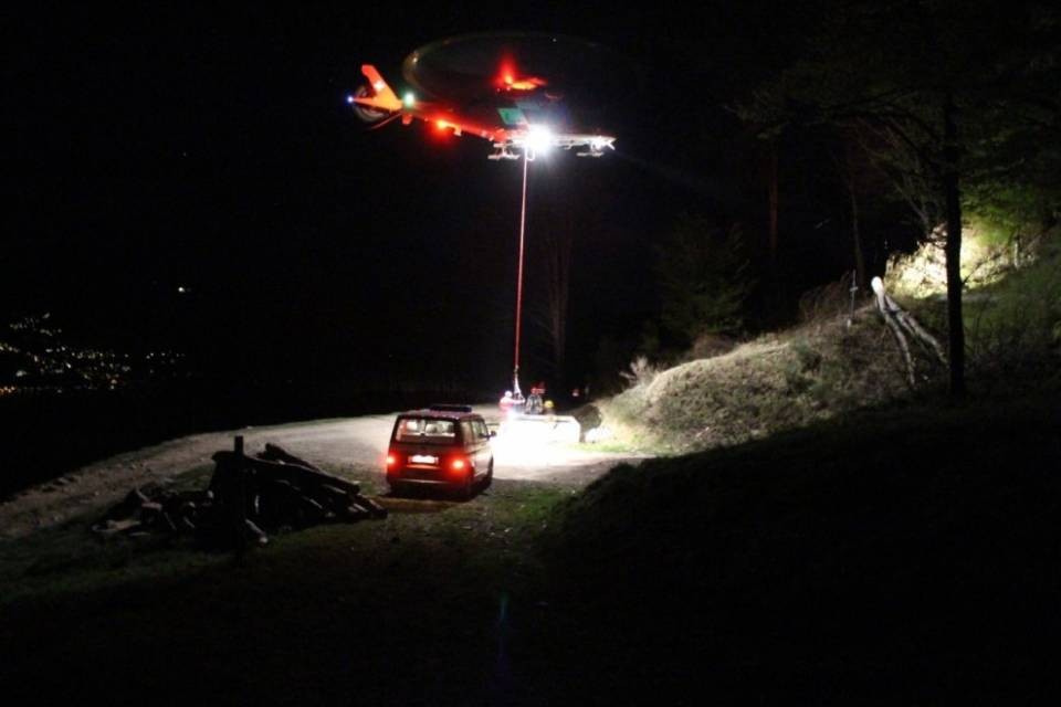 Fiamme sui monti di Gambarogno