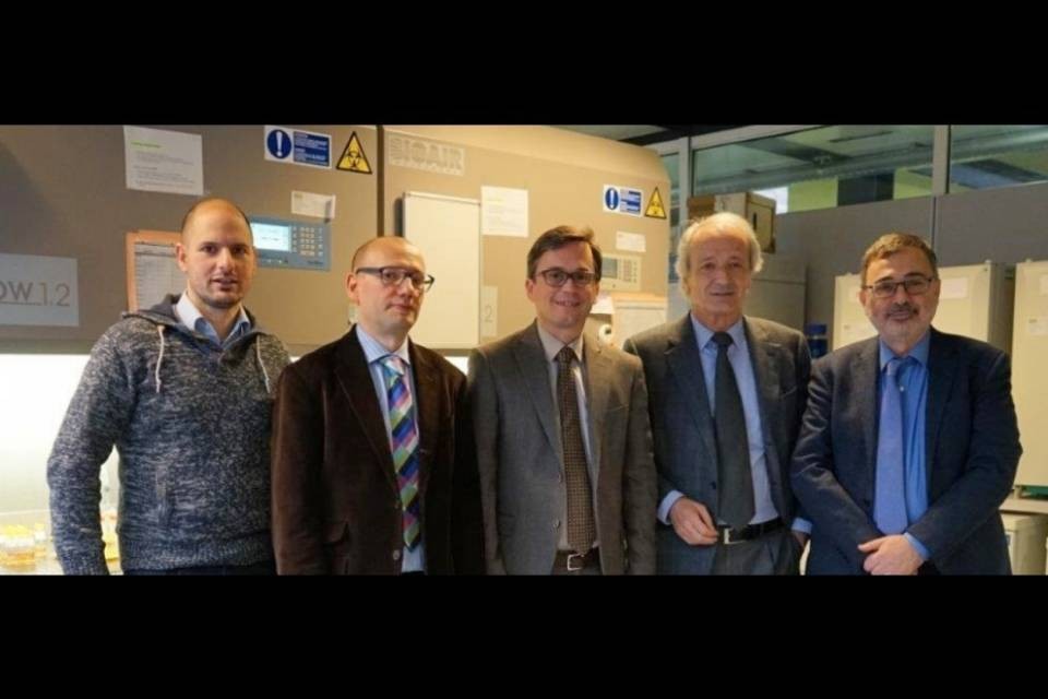 Christian Vitta visita l’Istituto Oncologico di Ricerca