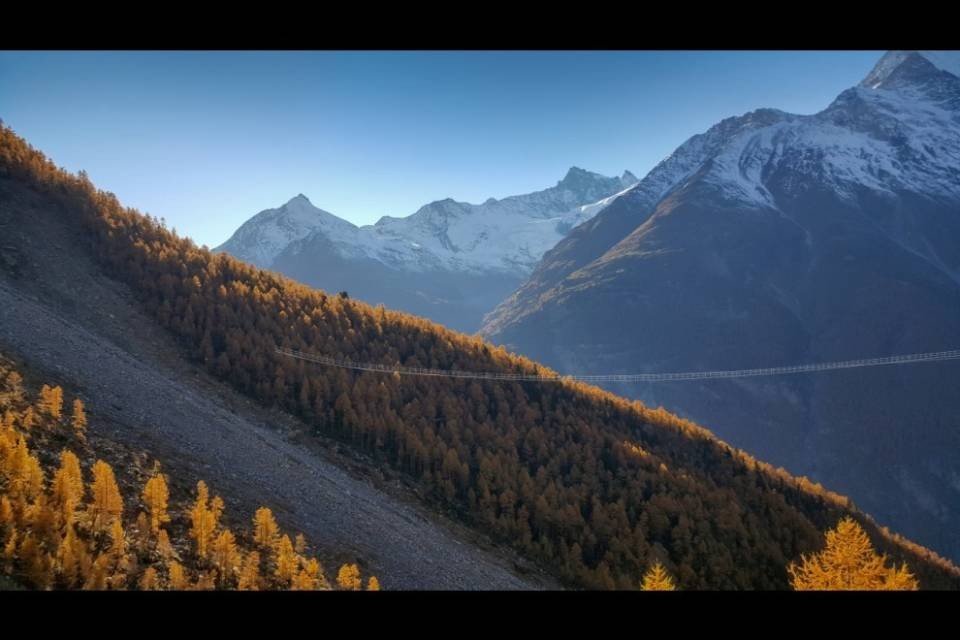 A Zermatt il ponte sospeso più lungo del mondo