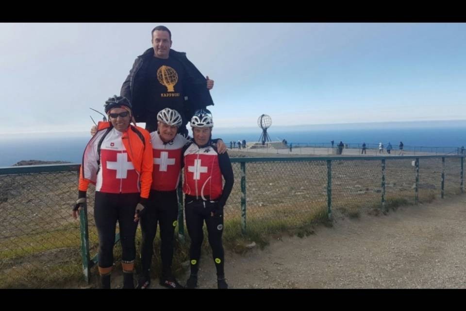 Tre luganesi in bici fino a Capo Nord
