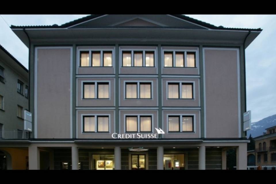 Credit Suisse, netta crescita sull'utile nel primo trimestre