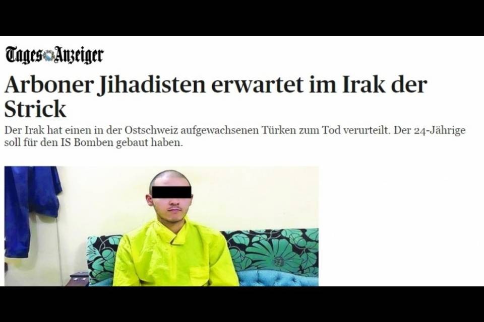 Jihadista 'svizzero' condannato a morte in Iraq