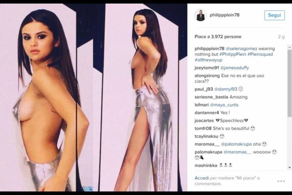 Una sexy Selena per Philipp Plein